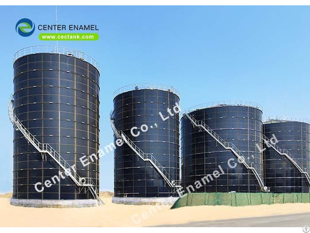 Enamel Anaerobic Digester Tank For Fermentation Daf Uasb Egsb Secondary Clarifier Sedimentation