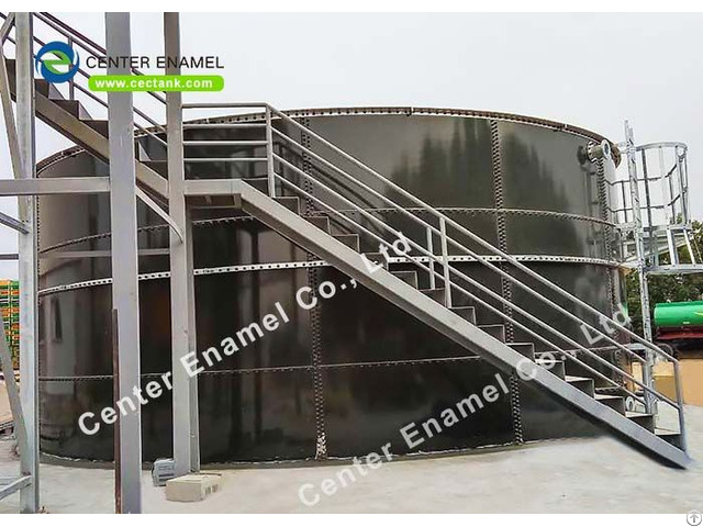 Enamelled Glass Anaerobic Sludge Digestion 200 000 Gallon Water Tank