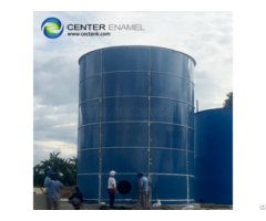 Iso9001 Anaerobic Digestion Tanks With Three Phase Separator For Biogas Project