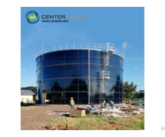 Anaerobic Digester Tank With Membrane Gas Holder