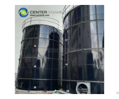 Anaerobic Digester Glass Lined To Steel Construction Tanks In Biogas Wastewater Treatment