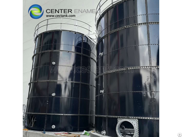 Glass Fused To Steel Anaerobic Digester Tank Sbr Reactor Customized