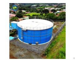 Glass Lined Dark Green Anaerobic Digester Tank With Egsb Reactor