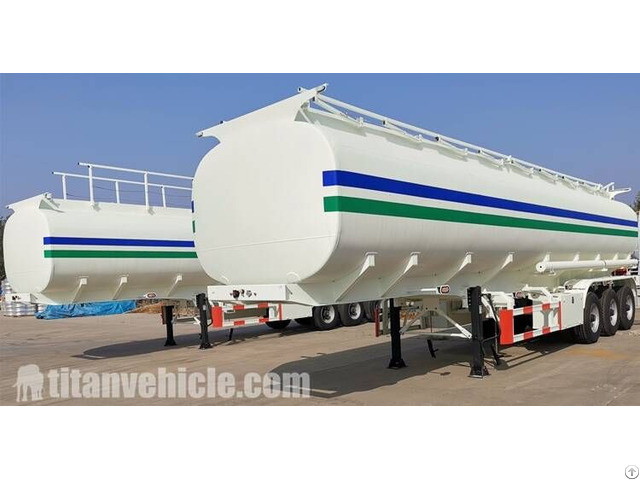 Tri Axle 40cbm Fuel Oil Tanker Trailer