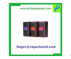Customized Printed Folding Rigid Paper Gift Packing Box With Logo