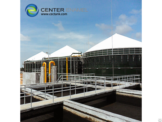 Glass Lined Steel Industrial Wastewater Storage Tank 560000 Gallons