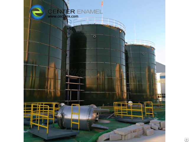 Glass Lined Steel Industrial Water Tanks 30000 Gallon Acid Snd Alkali Resistance