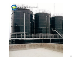 Glass Fused To Steel Industrial Water Tanks With Convenient Installation