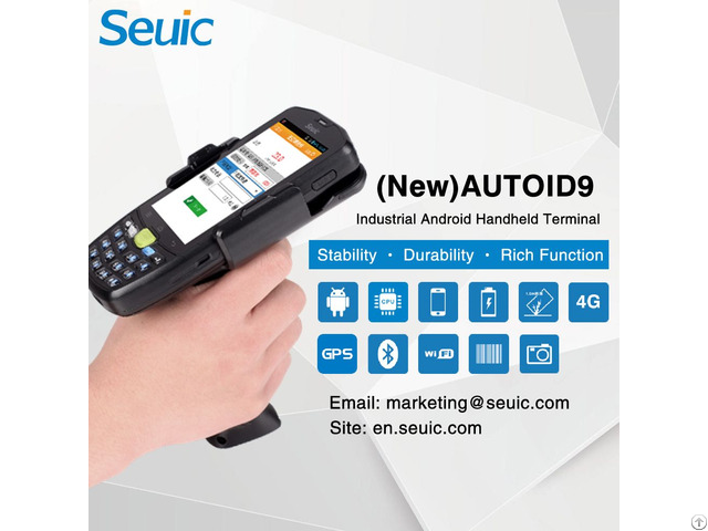 Seuic New Autoid9 Series Smart Portable Industrial Android Handheld Terminal