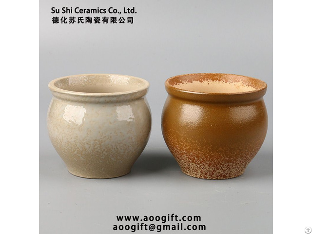 Mini Desktop Ceramic Flower Pot