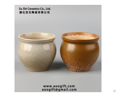 Mini Desktop Ceramic Flower Pot