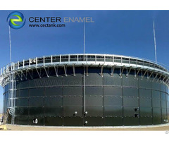 Large Capacity Glass Lined Steel Fire Water Tanks With Double Enamel Coating