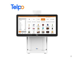 Telpo C1 Thermal Printer Touch Screen Pos System Cashier Machine For Restaurant