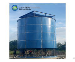 Economical Durable Anaerobic Digester Tanks Made Of Glass Fused To Steel Plates