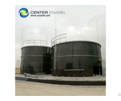 Aluminum Alloy Trough Deck Roof Bolted Steel Liquid Tanks For Chemical Storage