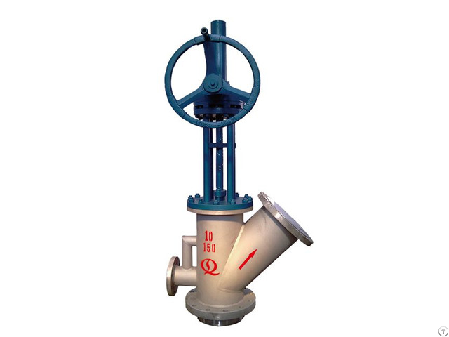 Tank Bottom Angle Valve With Washing Pipe