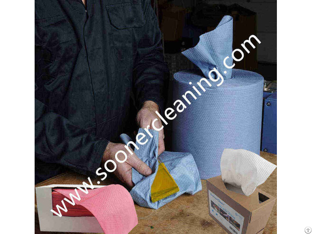 Woodpulp Polypropylene Spunlace Nonwoven Embossed X80 Wipes