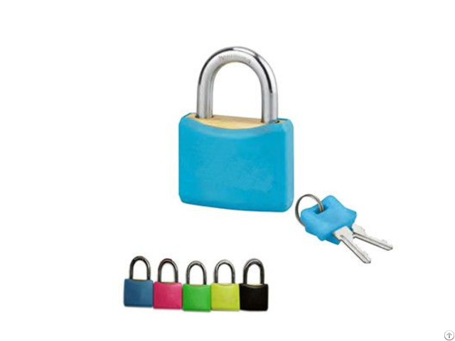 Brass Padlock With Plastic Cover