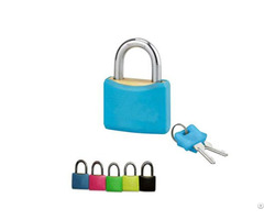 Brass Padlock With Plastic Cover