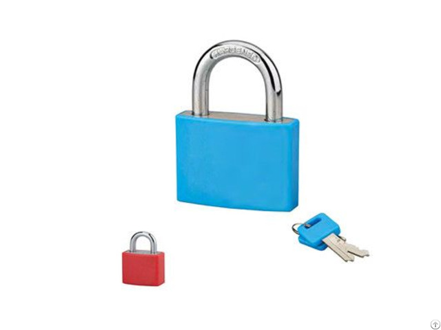 Aluminium Padlock With Plastic Cover