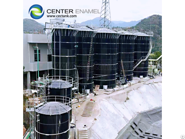 Bolted Steel Anaerobic Digestion Tanks For Wastewater Treatment Plant