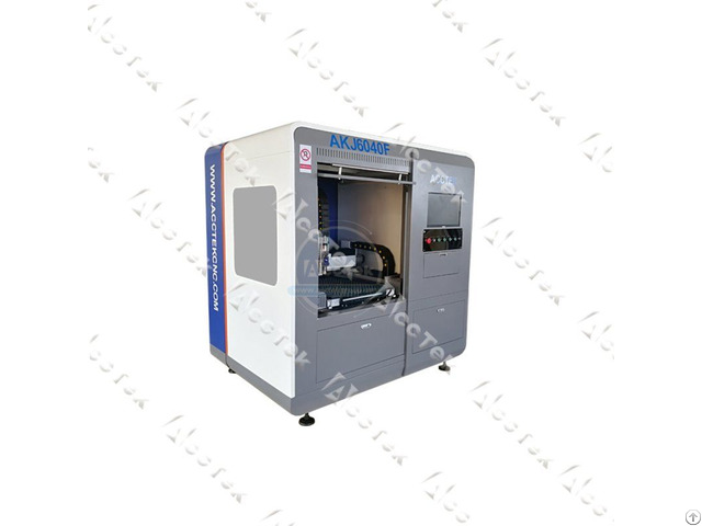 Directly Manufacturer Supplied Fiber Laser Cutter Akj6040f For Metal