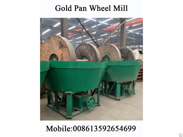 Wet Pan Mill Machine For Gold Ore Milling