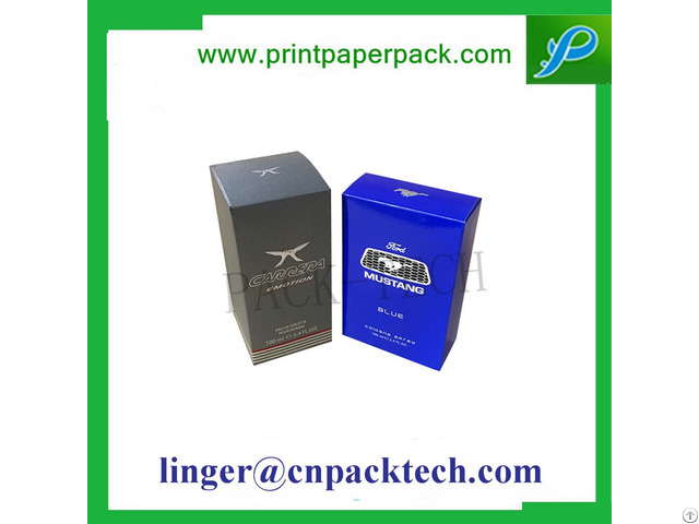 China Factory Packing 400ml Body Wash Box With Uv And Embossing Logo Printing