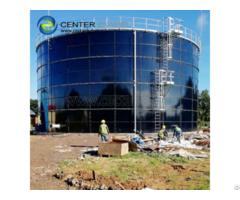 Glass Lined Steel Liquid Storage Tanks With Aluminum Alloy Trough Deck Roofs