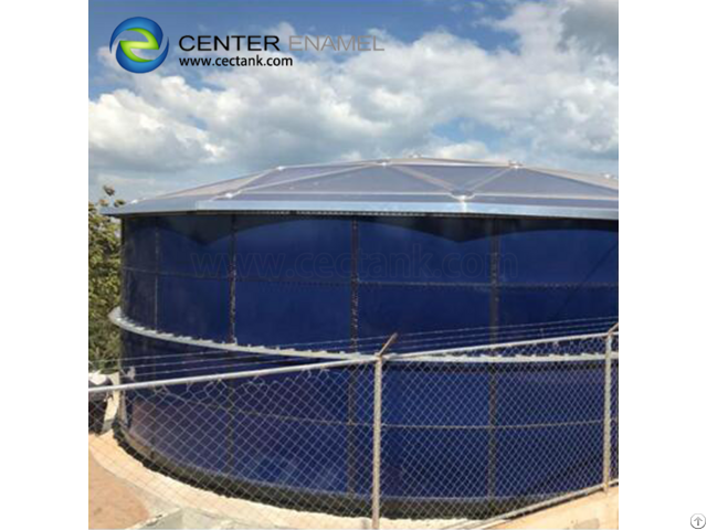 Glass Lined Steel Tanks Anaerobic Digesters For Biogas Project