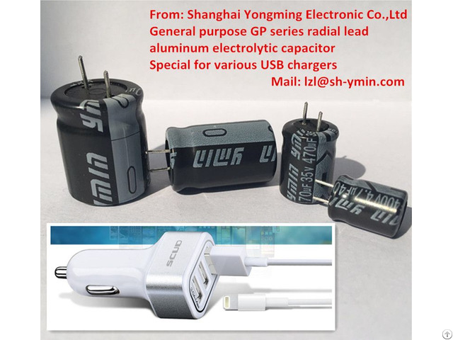 Super Fast Usb Plug Power Adapter Component 4000hrs To 6000hrs Radial Lead Electrolytic Capacitors