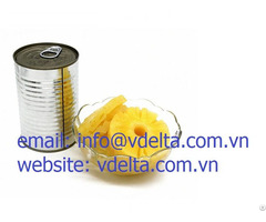 Canned Sliced Pineapple In Light Syrup From Viet Nam