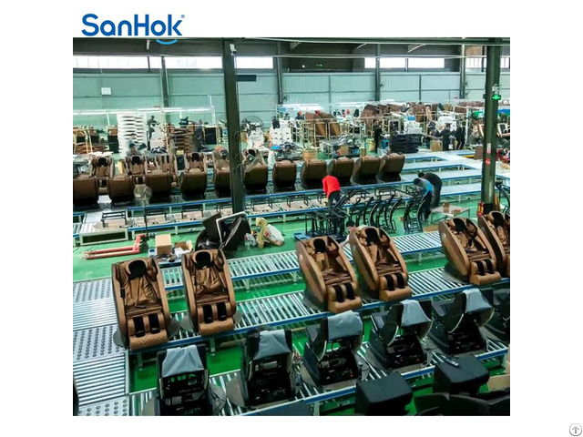 Newest 2021 Factory Automatic Electronic Massage Chair Assembly Line For Workshop