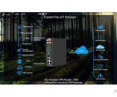 R40 Industrial Modbus Mqtt Router For Forest Fire Iot Solution
