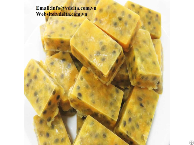 Good Frozen Passion Fruit Cubes With Seed From Viet Delta For Purchaser