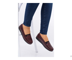 Daily Women Shoes Burgundy Color