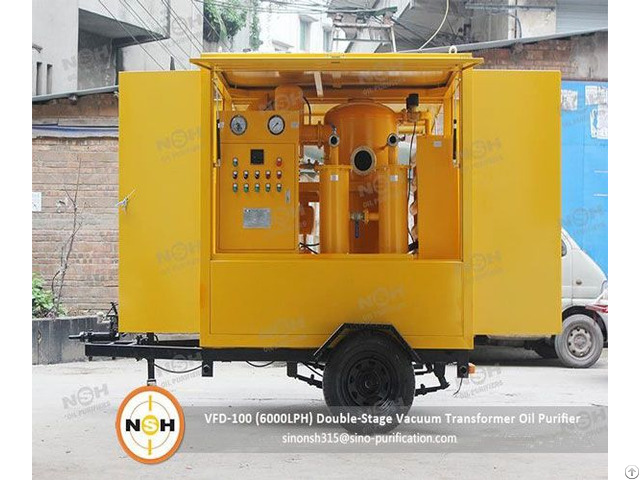 Sino Nsh Vfd Transformer Oil Purifier Plant