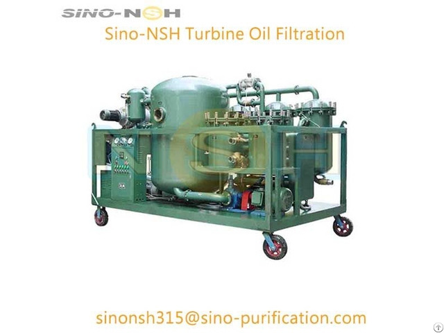 Sino Nsh Tf Turbine Oil Purifier Plant