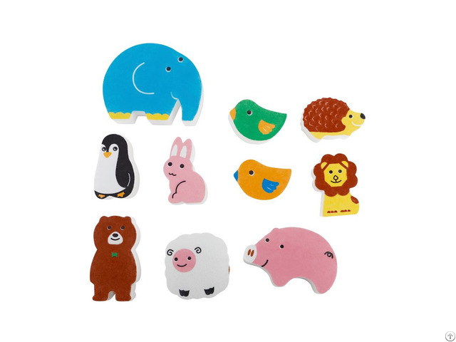 Magic Growing Sponge Animal Creatures Mini Toy Eraser Cute Melamine