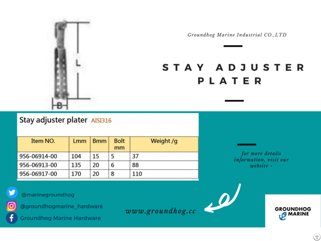 Stay Adjuster Plater 956 06917 00