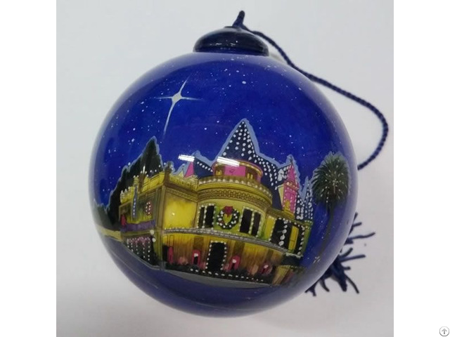 Unique Hand Painted Glass Baubles Christmas Ornaments And Holiday Gifts