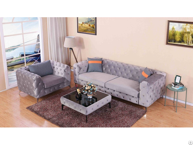 Fabric Seat Sofa Set Living Room