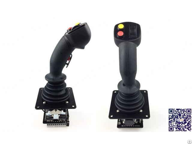 Runntech Multi Axis Spring Return In 0 Position 5v Analog Joystick With Thumbwheel