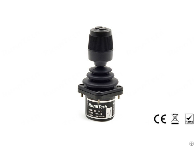 Runntech 3 Axis Hall Effect Compact Fingertip Joystick For 1d Cablecam System Of Film Industry