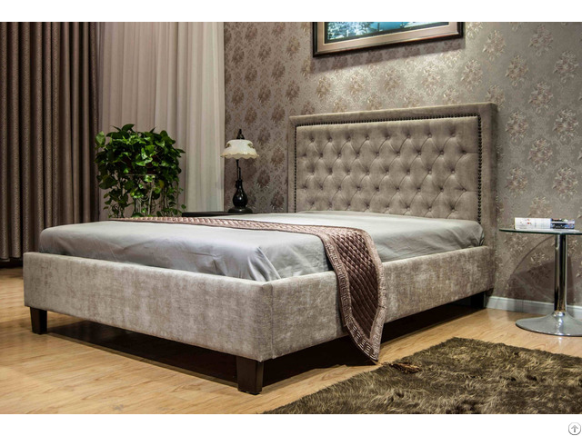 Fully Upholstered Double Bed