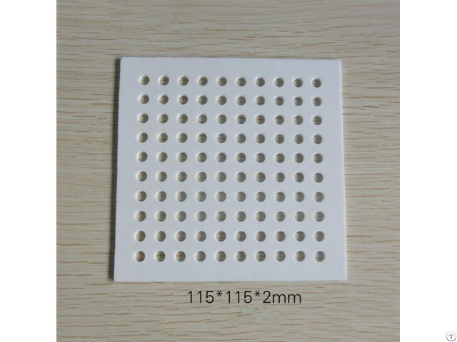 Aluminium Oxide Thermal Conductive Substrate With Without Multiholes Ceramic Processing