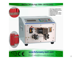 Full Or Partial Automatic Wire Stripping Machine
