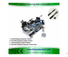 Pneumatic H05vv F Cable Stripping Machine