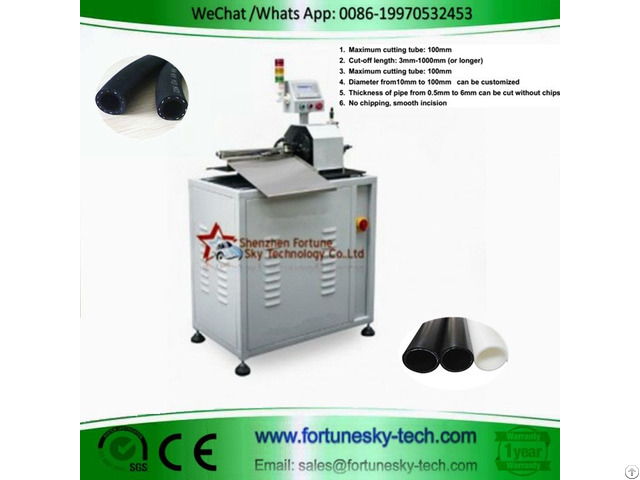 Fully Automatic Hdpe Pipe Rotary Cutting Machine