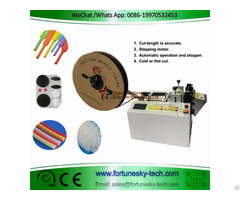 Fully Automatic Pvc Soft Tube Latex Tubing Yellow Wax Silicone Rubber Cutting Machine